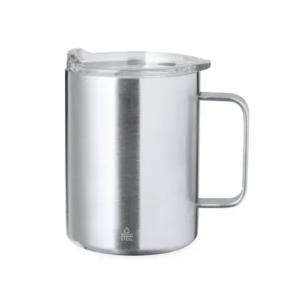Wärme Tasse Dovery - silber, Farbe: silber personalisierte Geschenke , 4 image
