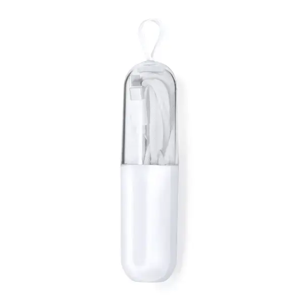 Ladegerätkabel Skot - weiß, Farbe: weiß personalisierte Geschenke , 3 image