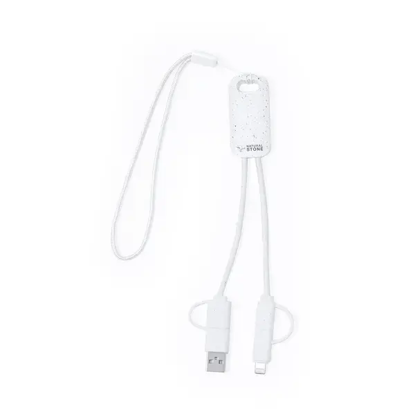 Ladegerätkabel Surgex - weiß, Farbe: weiß personalisierte Geschenke , 3 image