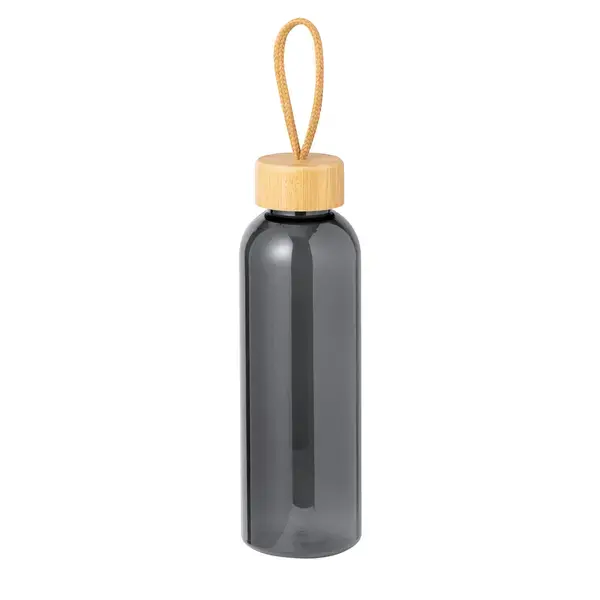 Trinkflasche Tournax - schwarz, Farbe: schwarz, Verpackung: recycelte Papier Tasche personalisierte Geschenke , 3 image