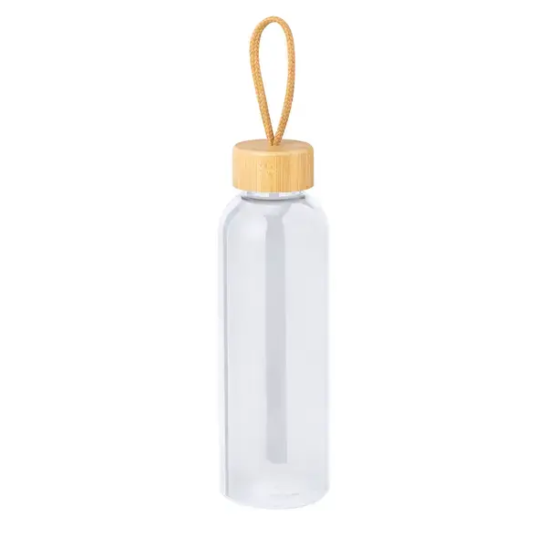Trinkflasche Tournax - transparent, Farbe: transparent, Verpackung: recycelte Papier Tasche personalisierte Geschenke , 3 image