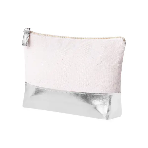 Kosmetik Tasche Radynel - silber, Farbe: silber personalisierte Geschenke , 2 image