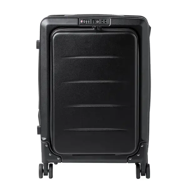 Faltbarer Trolley Dopkin - schwarz, Farbe: schwarz personalisierte Geschenke , 5 image