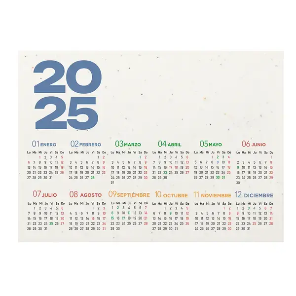 Samen Tischkalender Koryo - weiß, Farbe: weiß personalisierte Geschenke , 3 image
