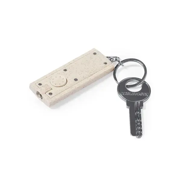 Lampe Schlüsselanhänger Tasex - naturfarben, Farbe: naturfarben personalisierte Geschenke , 3 image