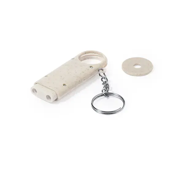 Schlüsselanhänger EK-Chip Evelyn - naturfarben, Farbe: naturfarben personalisierte Geschenke , 7 image