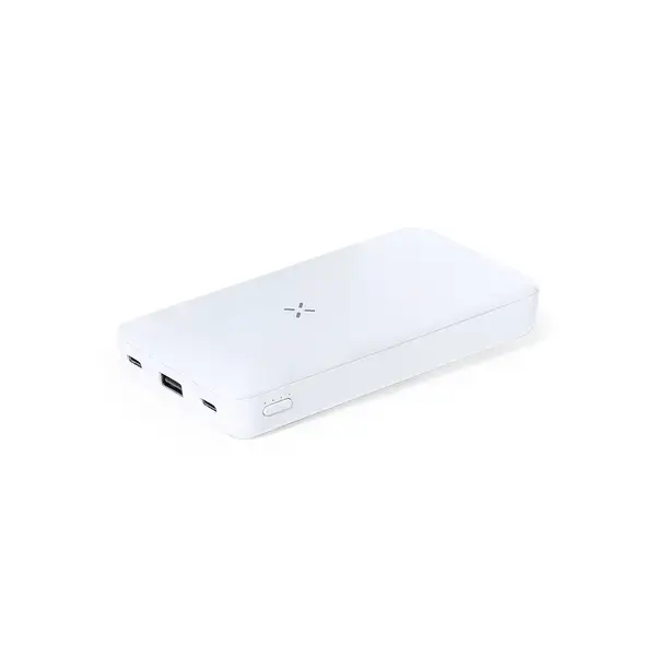 Power Bank Barry - weiß, Farbe: weiß personalisierte Geschenke , 3 image