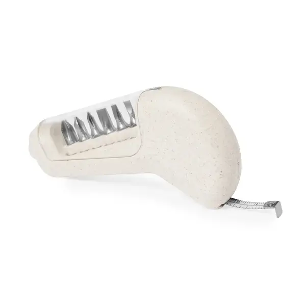 Multiwerkzeug Maßband Drankil 1m - naturfarben, Farbe: naturfarben personalisierte Geschenke , 5 image