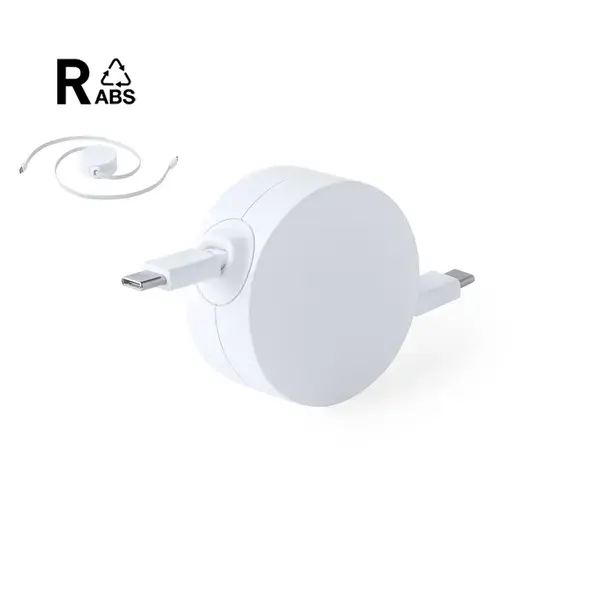 Ladegerätkabel Zapa RCS - weiß, Farbe: weiß personalisierte Geschenke , 5 image