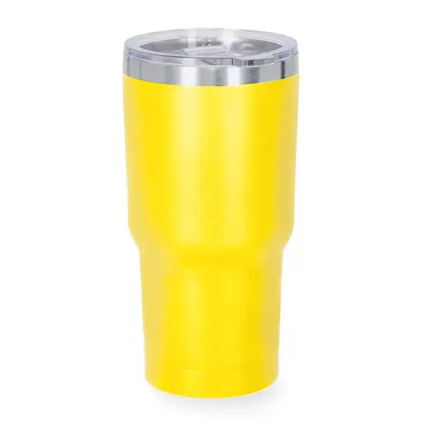 Wärme Trinkbecher Haftal - gelb, Farbe: gelb personalisierte Geschenke , 3 image