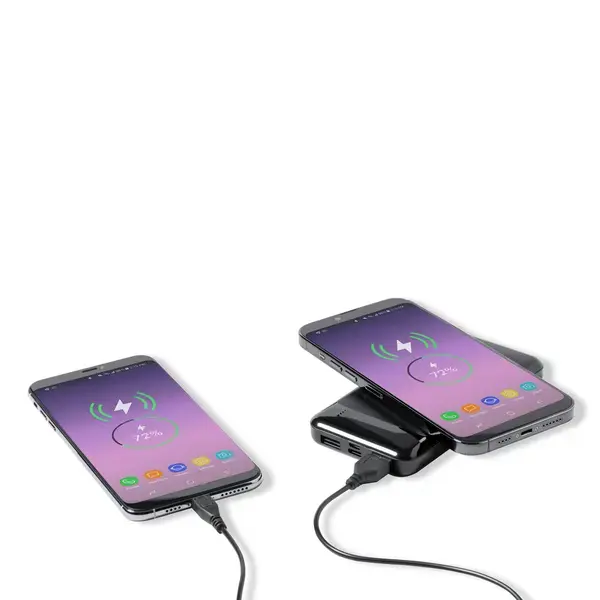 Power Bank Baliok - schwarz, Farbe: schwarz personalisierte Geschenke , 5 image