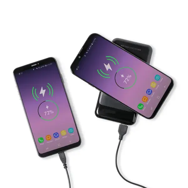 Power Bank Baliok - schwarz, Farbe: schwarz personalisierte Geschenke , 6 image