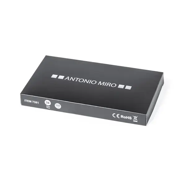 Power Bank Baliok - schwarz, Farbe: schwarz personalisierte Geschenke , 7 image