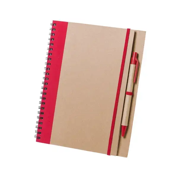 Notizbuch Tunel - rot, Farbe: rot personalisierte Geschenke 