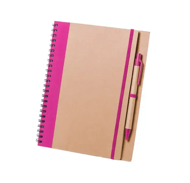 Notizbuch Tunel - rosa, Farbe: rosa personalisierte Geschenke 