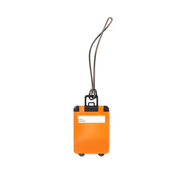 Kofferanhänger Cloris - orange, Farbe: orange personalisierte Geschenke 