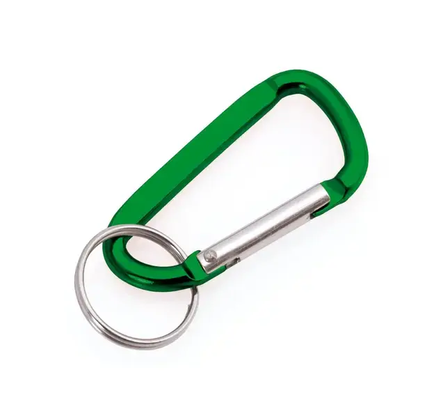 Karabiner Zoko - grün, Farbe: grün personalisierte Geschenke 