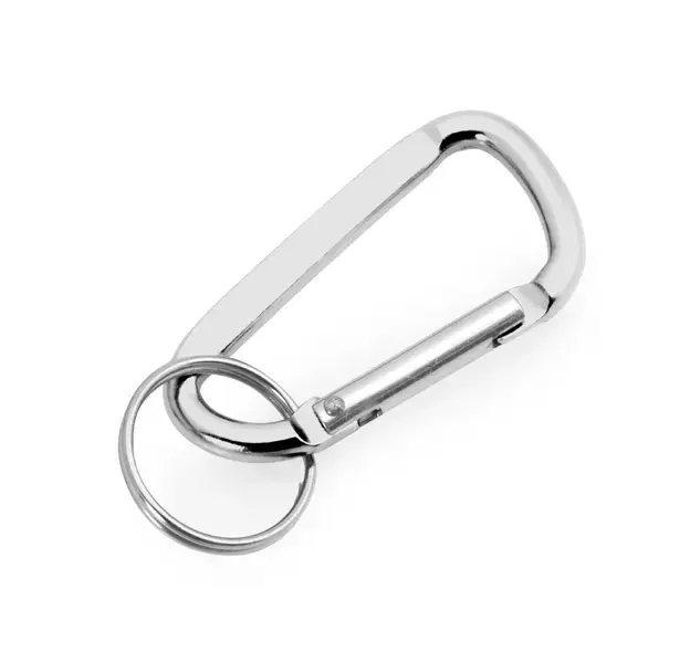 Karabiner Zoko - silber, Farbe: silber personalisierte Geschenke 