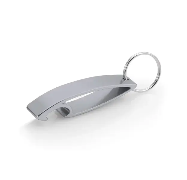 Schlüsselanhänger Flaschenöffner Samo - silber, Farbe: silber personalisierte Geschenke 