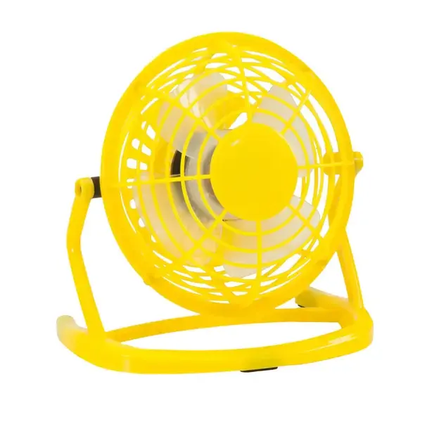 Mini Ventilator Miclox - gelb, Farbe: gelb personalisierte Geschenke 