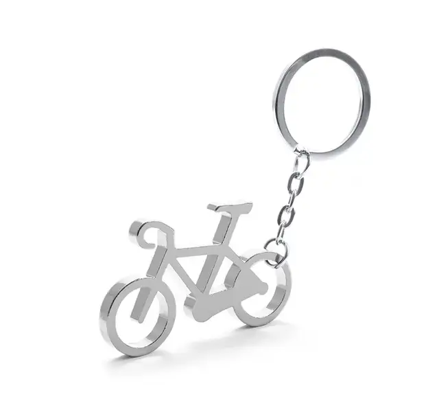 Schlüsselanhänger Ciclex - silber, Farbe: silber personalisierte Geschenke 