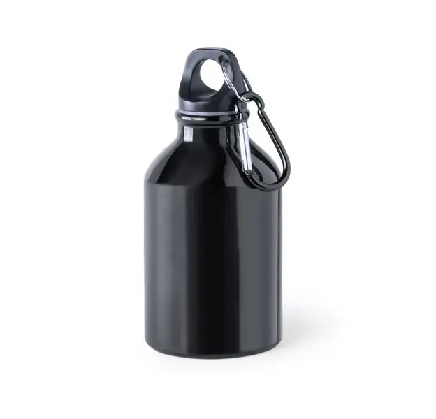Trinkflasche Henzo - schwarz, Farbe: schwarz personalisierte Geschenke 