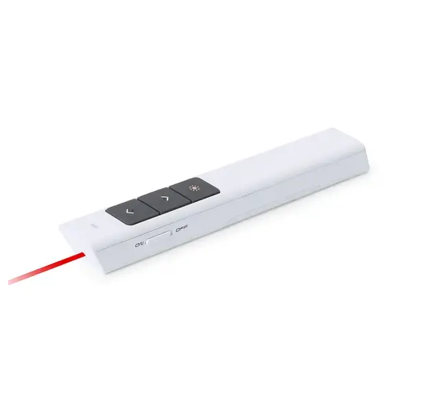 Präsentator Laser Pointer Haslam - weiß, Farbe: weiß personalisierte Geschenke 