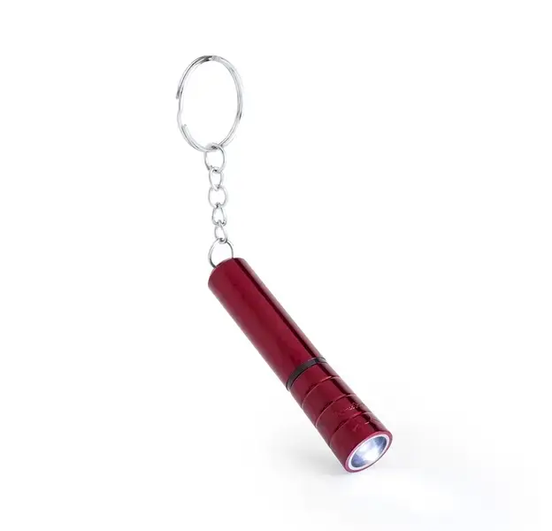Lampe Schlüsselanhänger Flonse - rot, Farbe: rot personalisierte Geschenke 