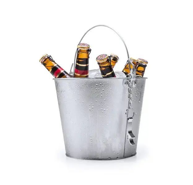 Eimer Blake - silber, Farbe: silber personalisierte Geschenke 