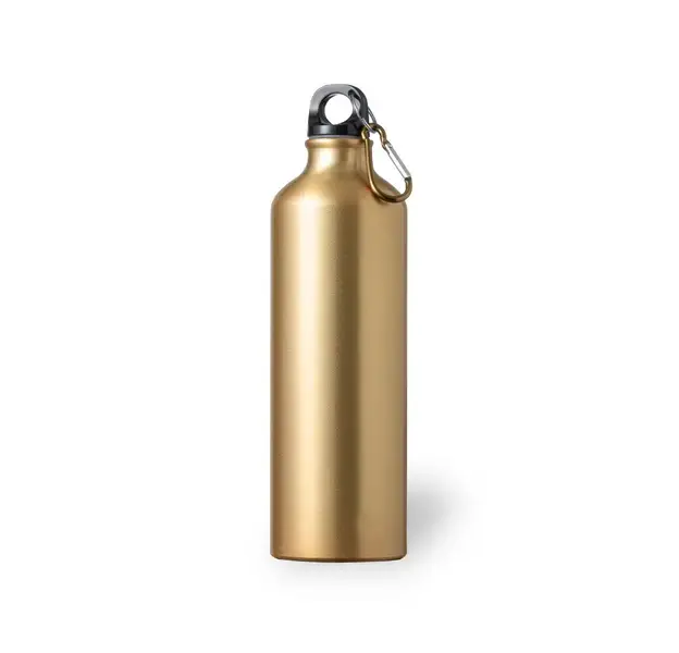 Trinkflasche Delby - vergoldet, Farbe: vergoldet personalisierte Geschenke 