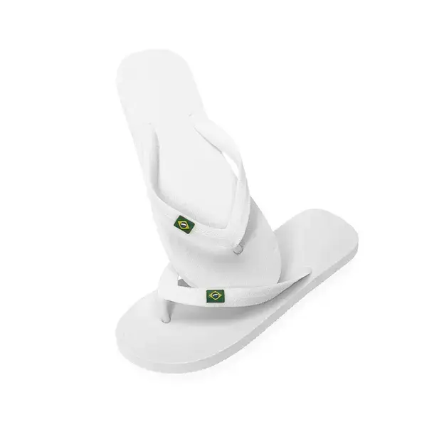 Flip Flop Brasileira - weiß personalisierte Geschenke 