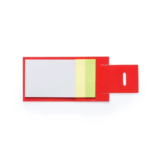Notizzettelbox Novich - rot, Farbe: rot personalisierte Geschenke 