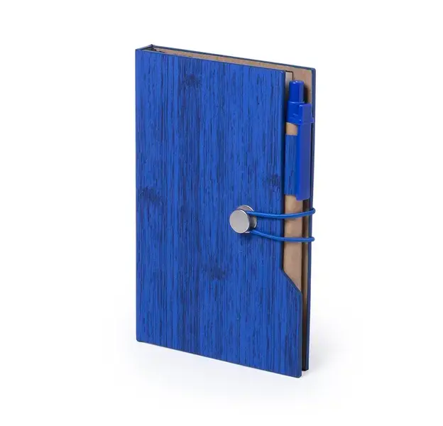 Notizblock Rasmor - blau, Farbe: blau personalisierte Geschenke 
