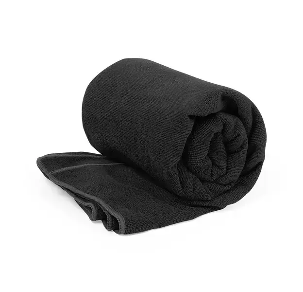 Saugfähiges Handtuch Risel - schwarz, Farbe: schwarz personalisierte Geschenke 
