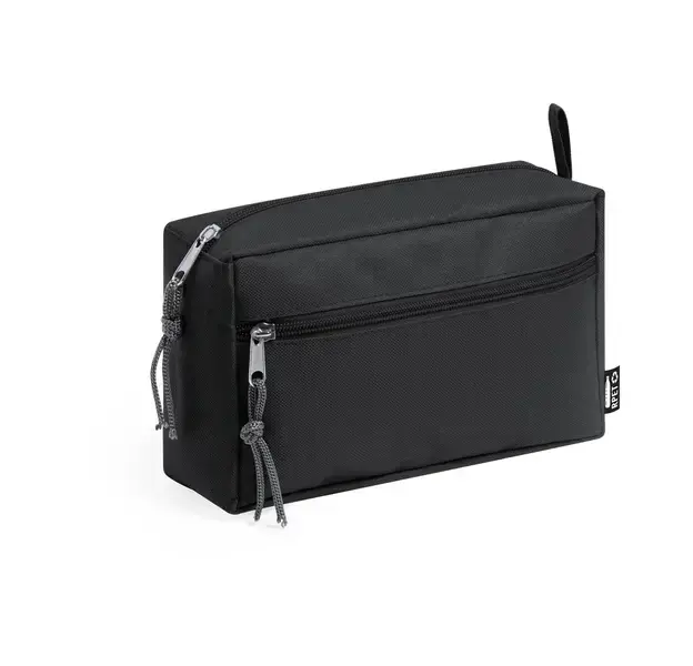 Kosmetik Tasche Kopel - schwarz, Farbe: schwarz personalisierte Geschenke 