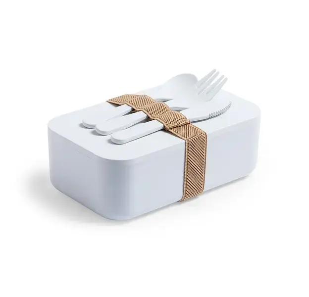 Lunch Box Molkas - weiß, Farbe: weiß personalisierte Geschenke 