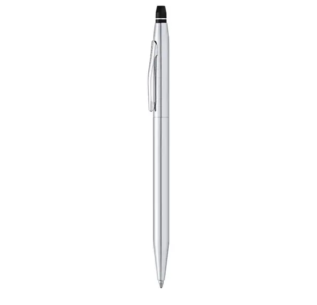 Kugelschreiber Classic Click - silber, Farbe: silber personalisierte Geschenke 