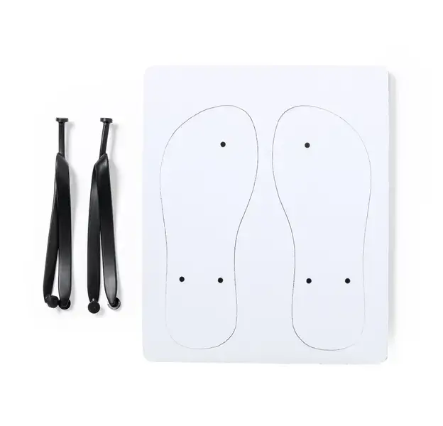 Sublimations Flip Flop Badrak - weiß personalisierte Geschenke 