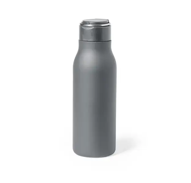 Trinkflasche Bucky - grau, Farbe: grau personalisierte Geschenke 