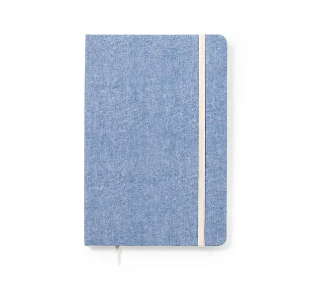 Notizblock Chancy - blau, Farbe: blau personalisierte Geschenke 