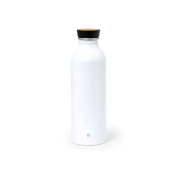 Trinkflasche Claud - weiß, Farbe: weiß personalisierte Geschenke 