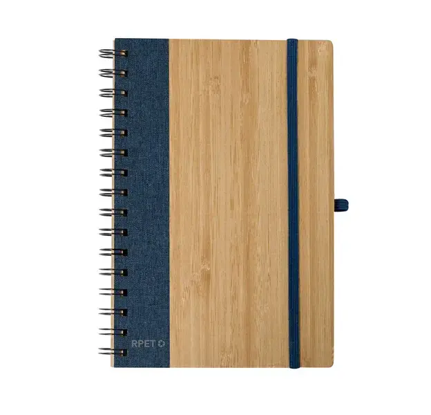 Notizbuch Gasmon - navy blau, Farbe: navy blau personalisierte Geschenke 