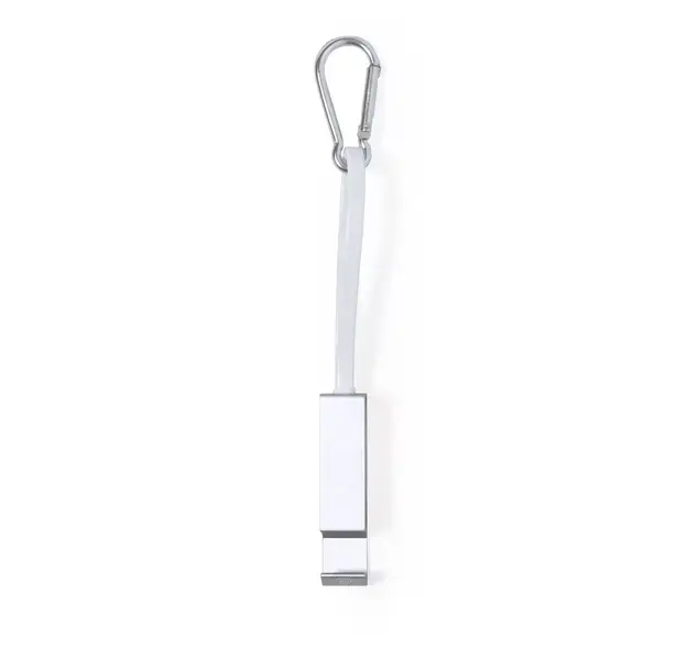Multifunktion Ladegerätkabel Pek - silber, Farbe: silber personalisierte Geschenke 