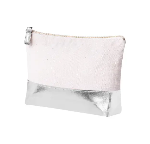 Kosmetik Tasche Radynel - silber, Farbe: silber personalisierte Geschenke 