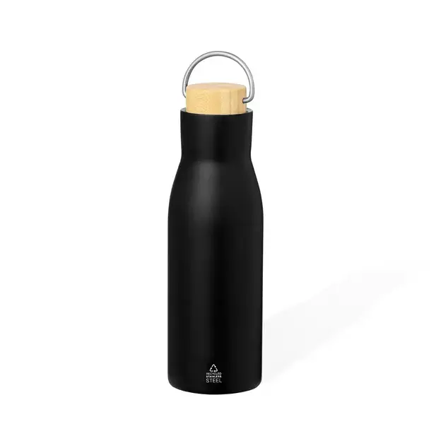 Wärme Flasche Prismix - schwarz, Farbe: schwarz personalisierte Geschenke 