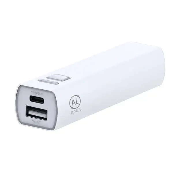 Power Bank Serdinam - weiß, Farbe: weiß personalisierte Geschenke 