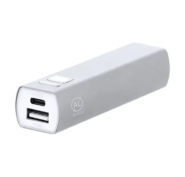 Power Bank Serdinam - silber, Farbe: silber personalisierte Geschenke 