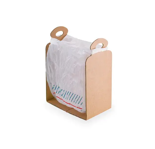 Mülltütenhalter Cart - naturfarben, Farbe: naturfarben personalisierte Geschenke , 5 image