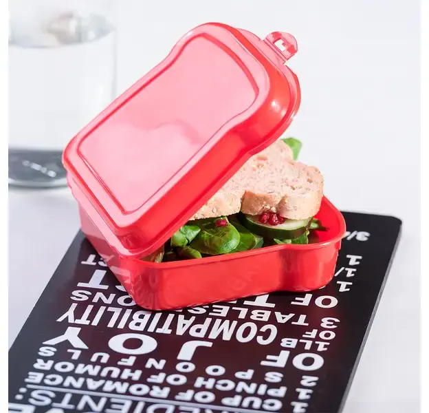 Sandwich Lunch Box Noix - gelb, Farbe: gelb personalisierte Geschenke , 10 image