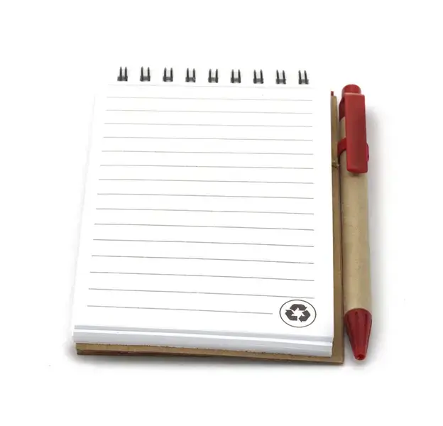 Notizbuch Ecocard - rosa, Farbe: rosa personalisierte Geschenke , 9 image